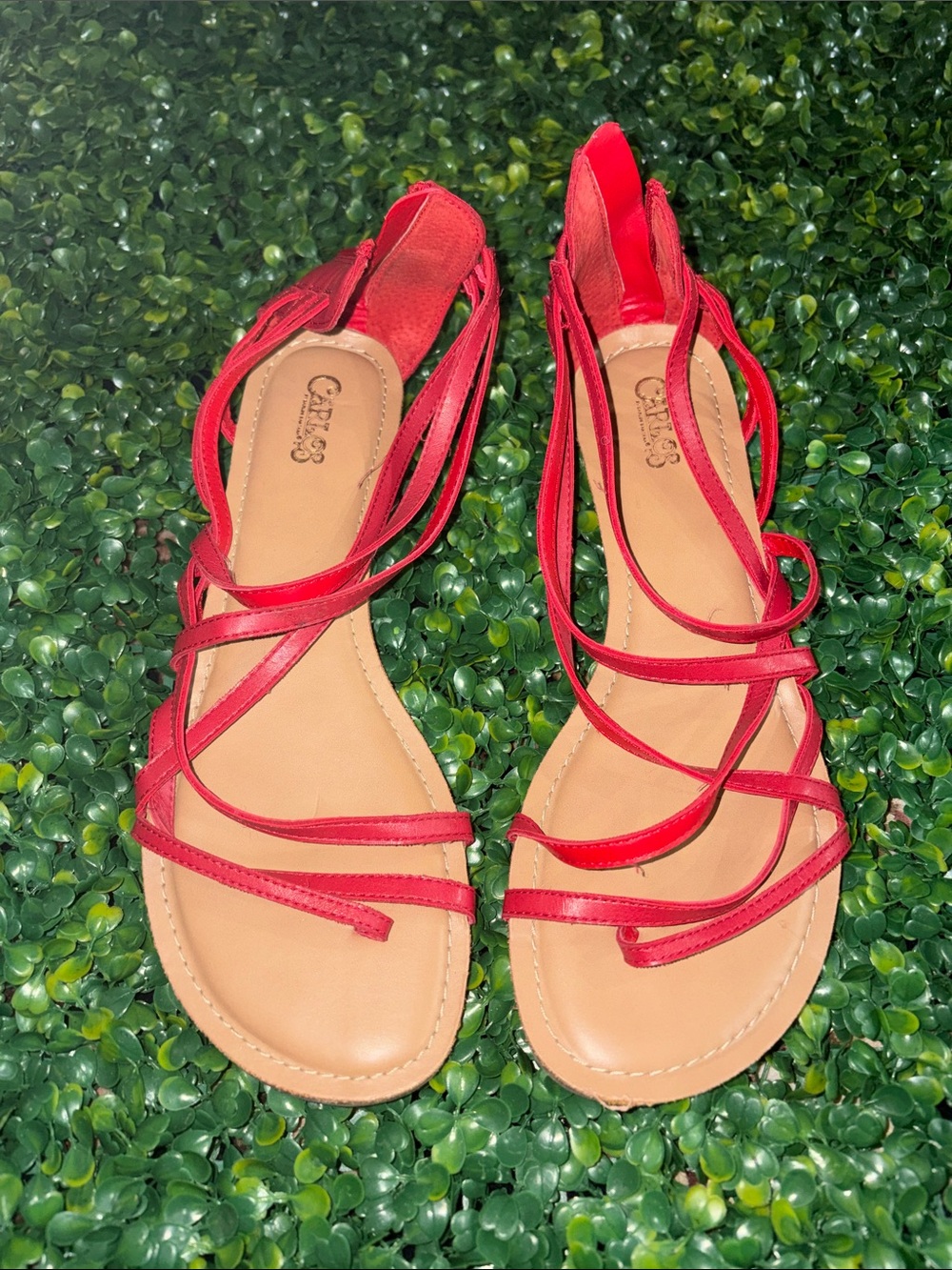 Red Sandals